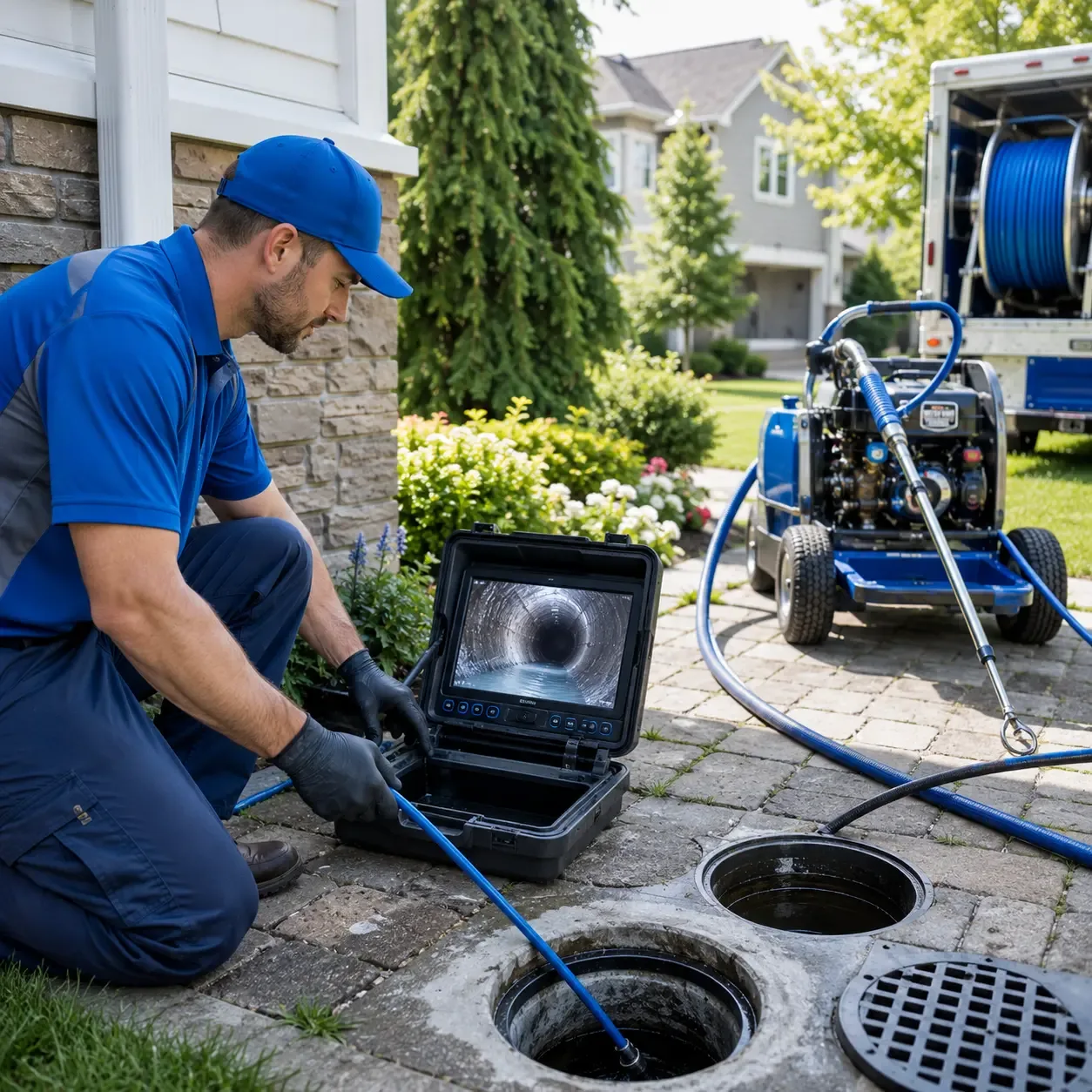 Outdoor drain cleaning professionals serving Wantagh, NY