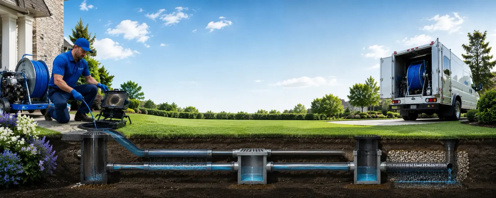 Outdoor drain cleaning information for Wantagh, NY